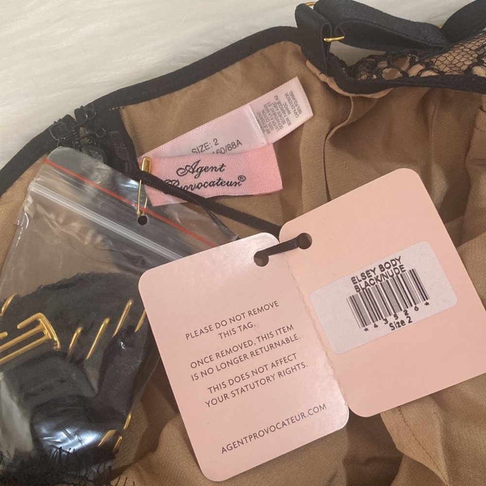 Agent Provocateur Black Lace Bodysuit - Picture 12 of 15